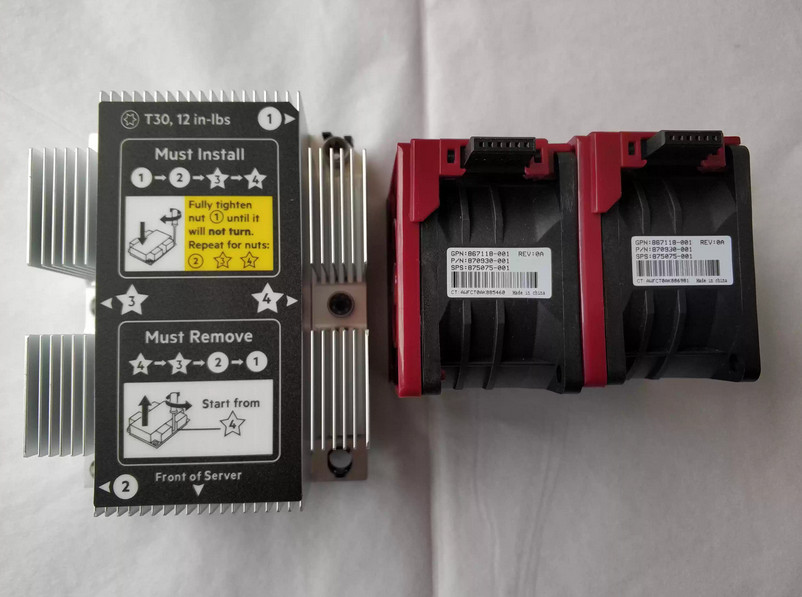 New HPE DL380 Gen10 Heatsink 875070-001 873592-001 875075-001/