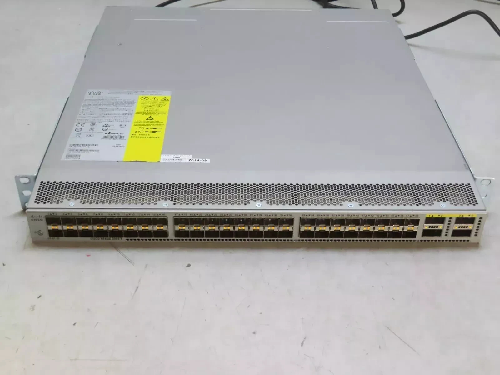 Cisco Nexus N3K-C3064PQ-10GE 48 Port SFP+  4 Port QSFP+ Switch  *Blue* Dual PSU