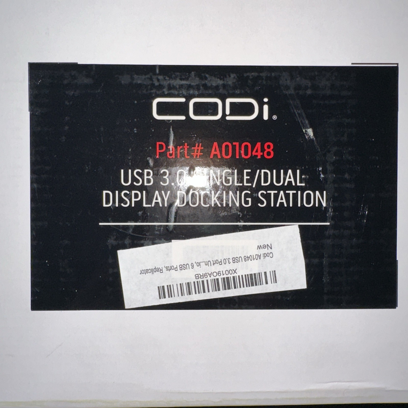 Codi A01048 USB 3.0 Port Replicator NOB CODi Laptop Docking Station