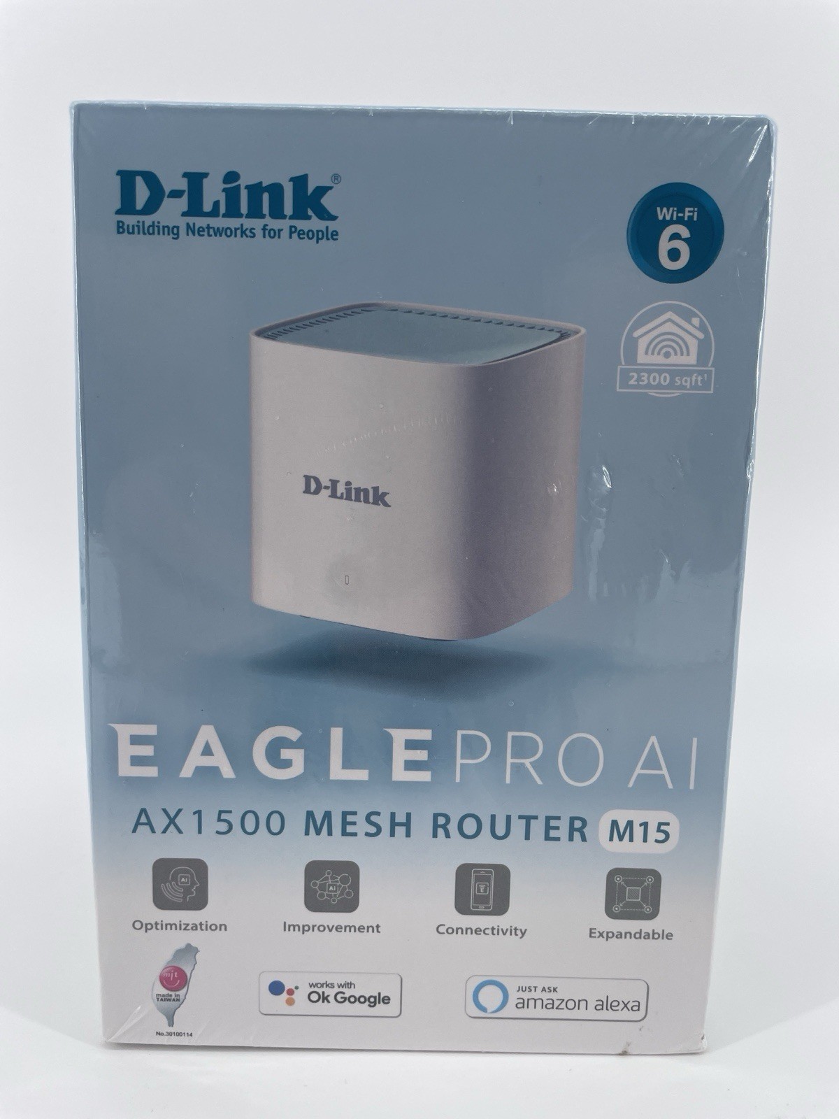NEW D-Link EAGLE PRO AI WiFi 6 Mesh Router AX1500 M15 Satellite Sealed NIB 