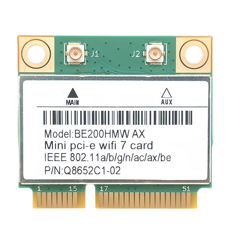 WiFi 7 PCI-E WiFi Card BE200 BE200HMW 8774Mbps 2.4G/5G/6Ghz for Bluetooth 51945