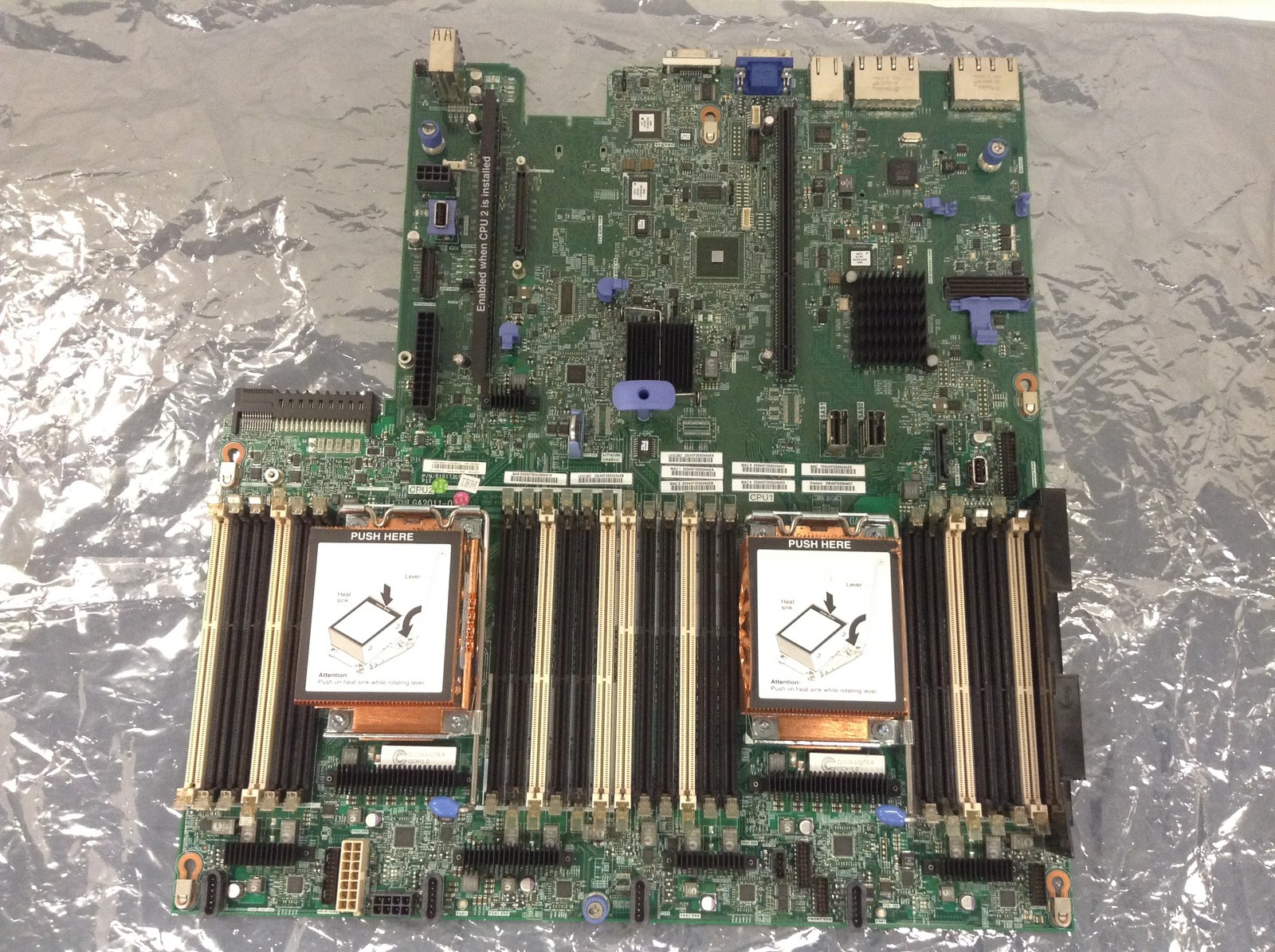 IBM 00Y8457 System x3650 M4 Motherboard 2 x Xeon E5-2690 2.90GHz 