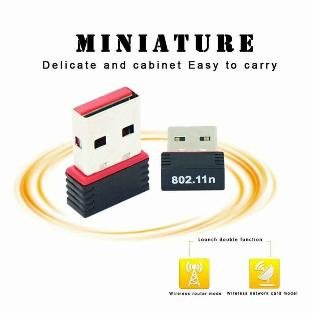 NEW 150/300/600/1200 Mbps  2.4/5Ghz USB WiFi Network Adapter Antenna 802.11 LOT