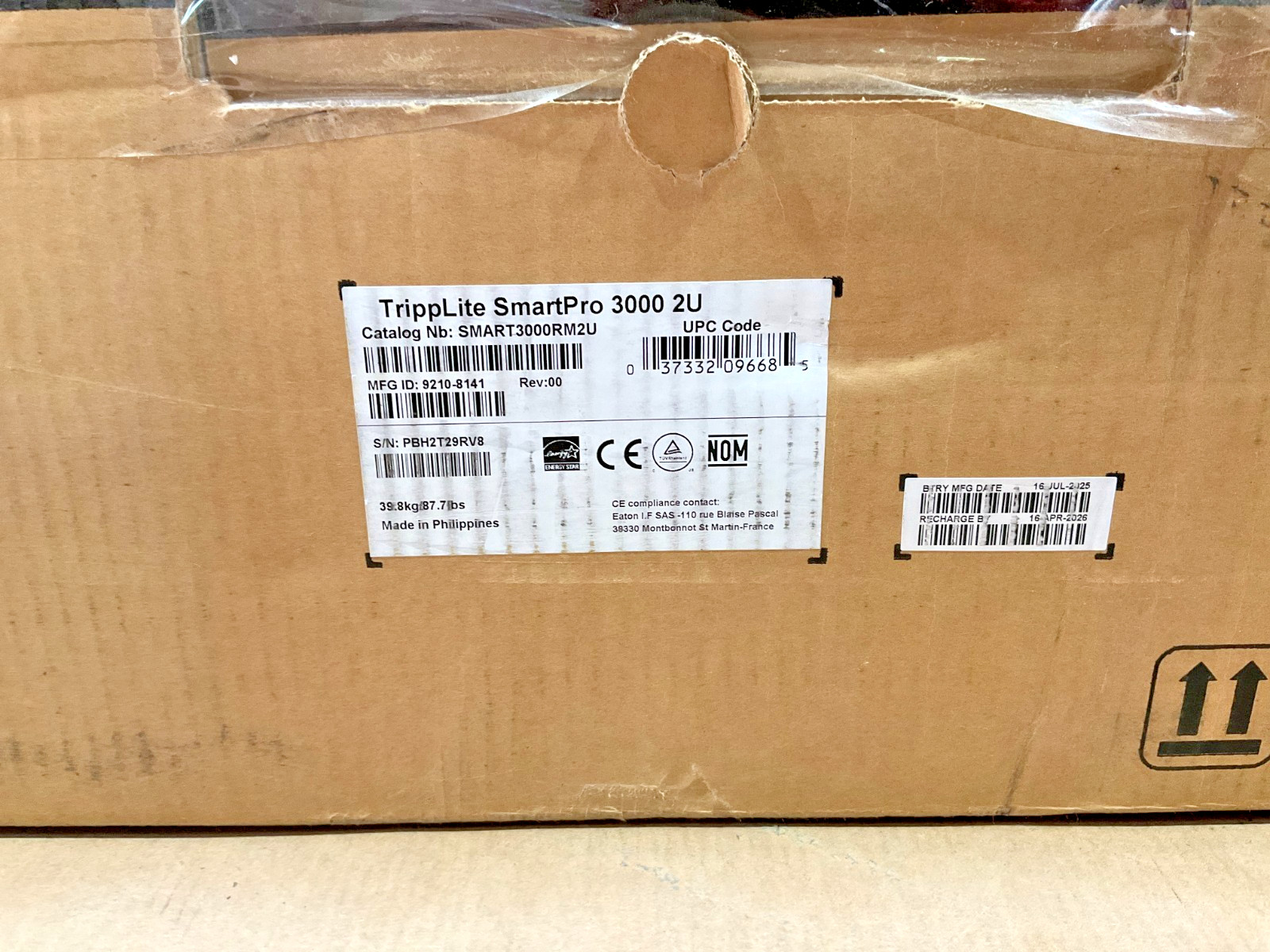 Tripp Lite SmartPro 3000VA RM 2U SMART3000RM2U ✅❤️️✅❤️️✅ OPEN BOX ✅❤️️✅❤️️✅