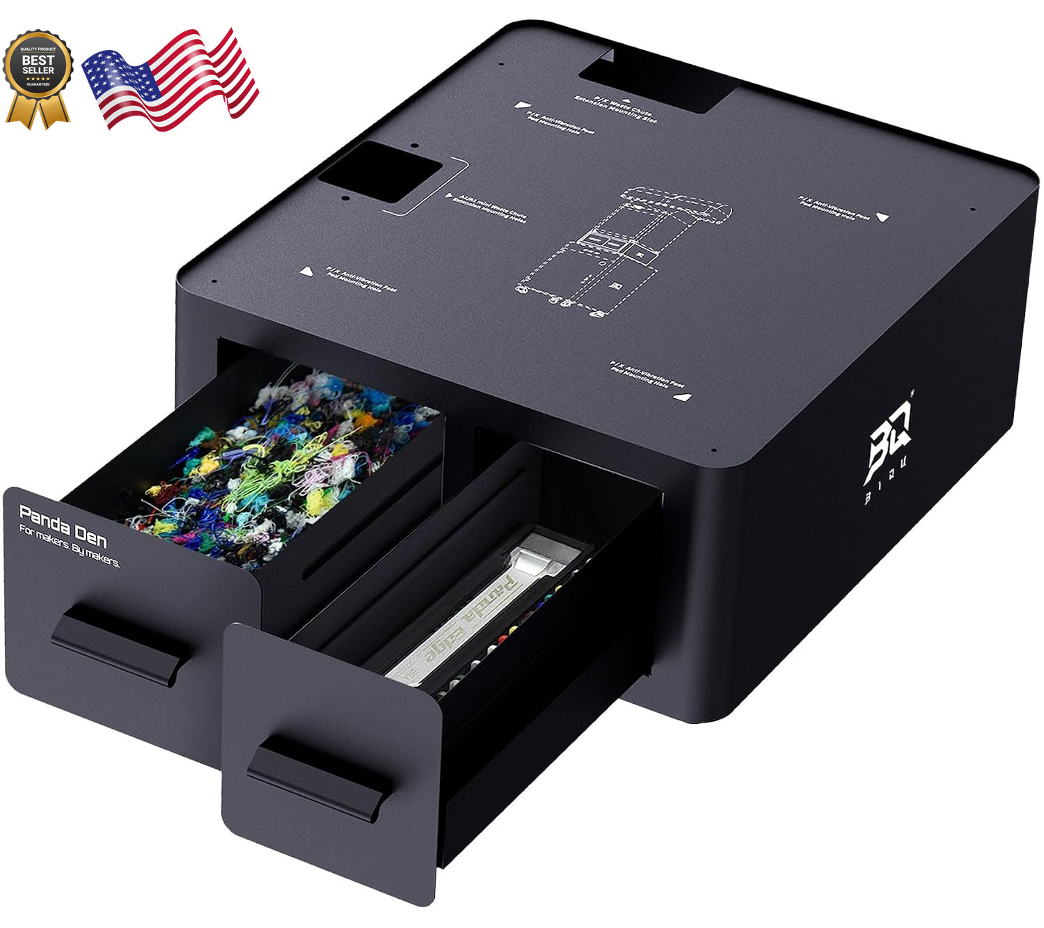BIQU Panda Den Air for Bambu-Lab P2S P1S X2D X1C X1E A1 A1 Mini 3D Printers