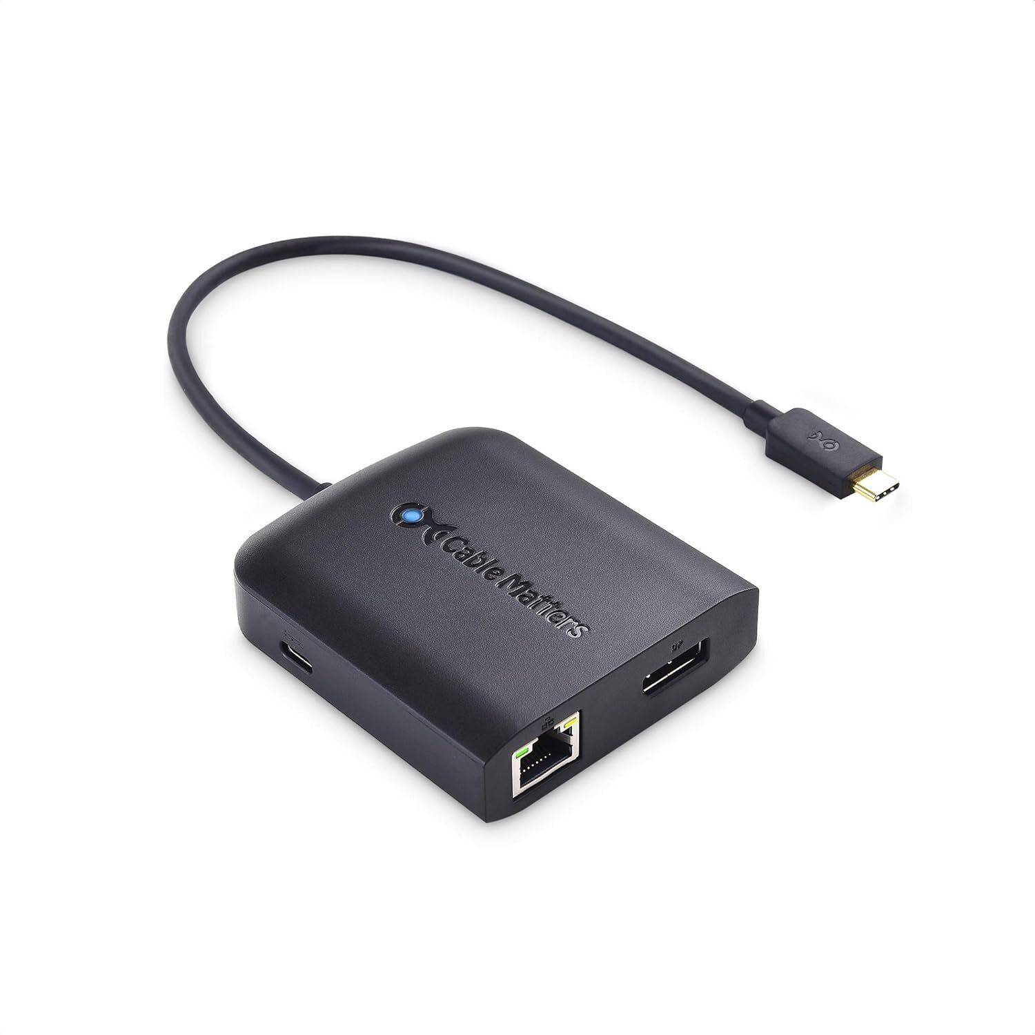 Cable Matters USB C Multiport Adapter (USB C Hub DisplayPort 1.4), 2X USB 2.0,
