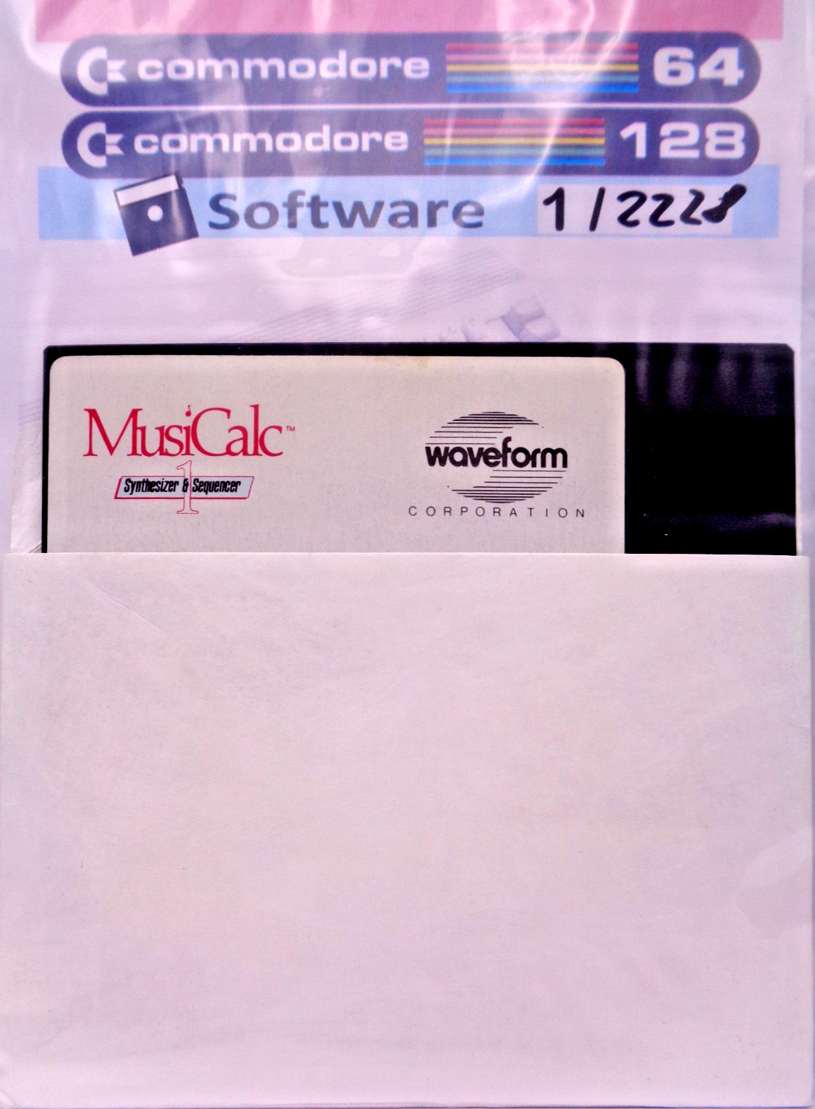 COMMODORE 64/128 -- MISICALC 1 SYNTHESIZER & SEQUENCER (WAVEFORM - DISK)