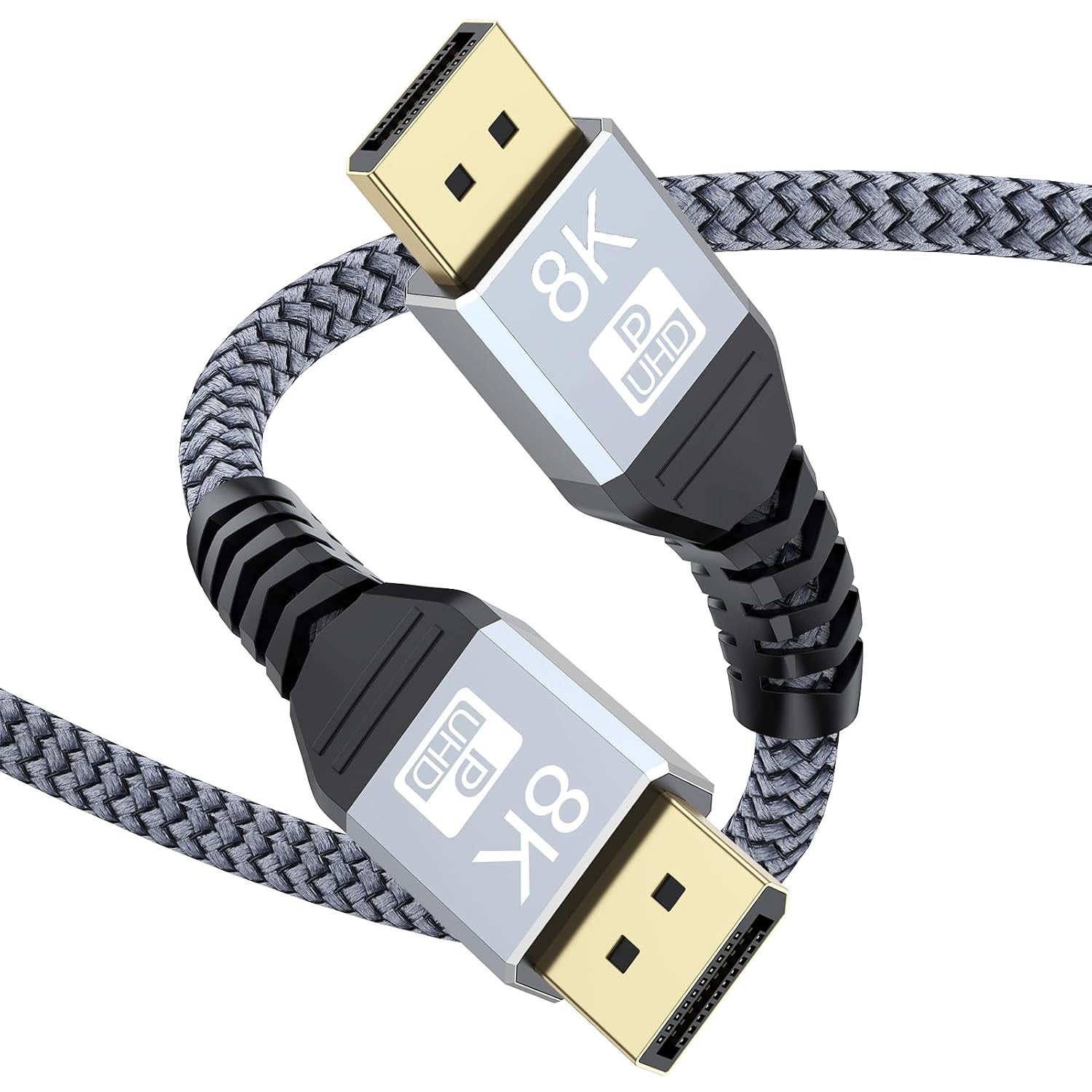 8K Displayport Cable 12FT, Display Port 1.4 Cable 12 Feet DP Cord
