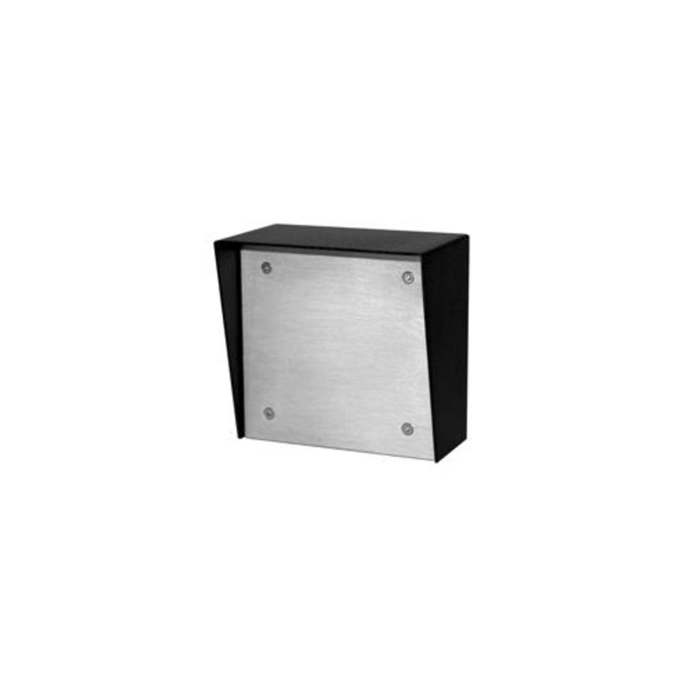 Viking Electronics VE-5X5-PNL Textured Black Powder Painted Back Box