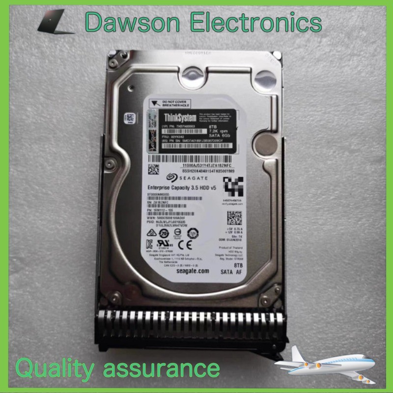 Lenovo 8TB 3.5" Internal Hard Drive 7XB7A00053 00YK042 SATA 7200rpm 6Gbps HDD
