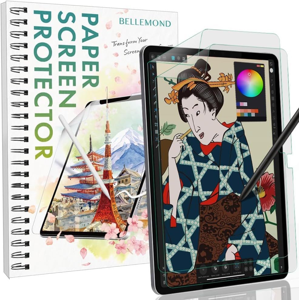 2 Set Paper Screen Protector for Samsung Galaxy Tab S10+/S9+/S9 FE+/S8+/S7 FE+