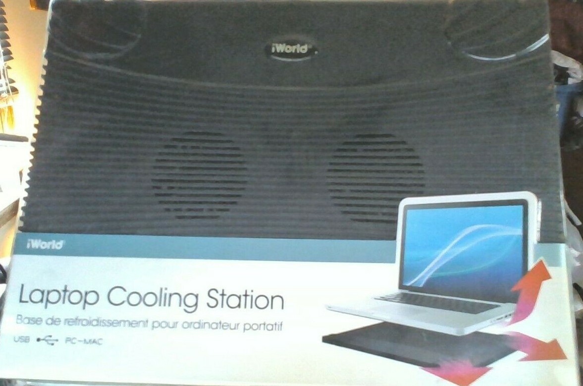 Laptop Cooling Station iWorld New Sealed CP7005 Ships Free