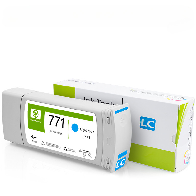 1PC For HP771 771XL Compatible Ink Cartridge For HP DesignJet Z6200 Z6600 Z6800