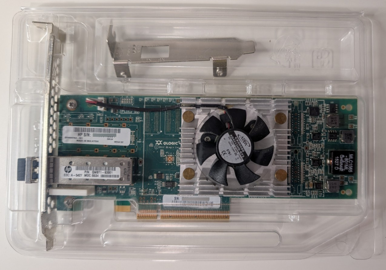 HP QW971A 699764-001 SN1000Q QLE2660 16Gb 1-Port Fibre Channel HBA w/ SFP