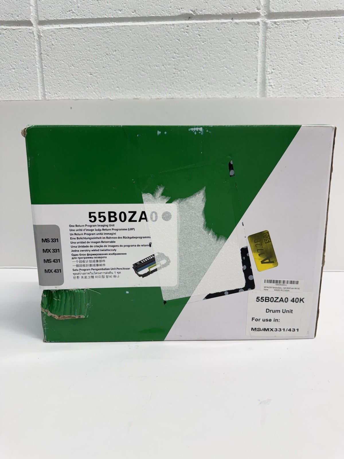 55B0ZA0 Imaging Unit 55B0ZA0 Drum Unit Compatible for Lexmark MS331 MS331dn MS43