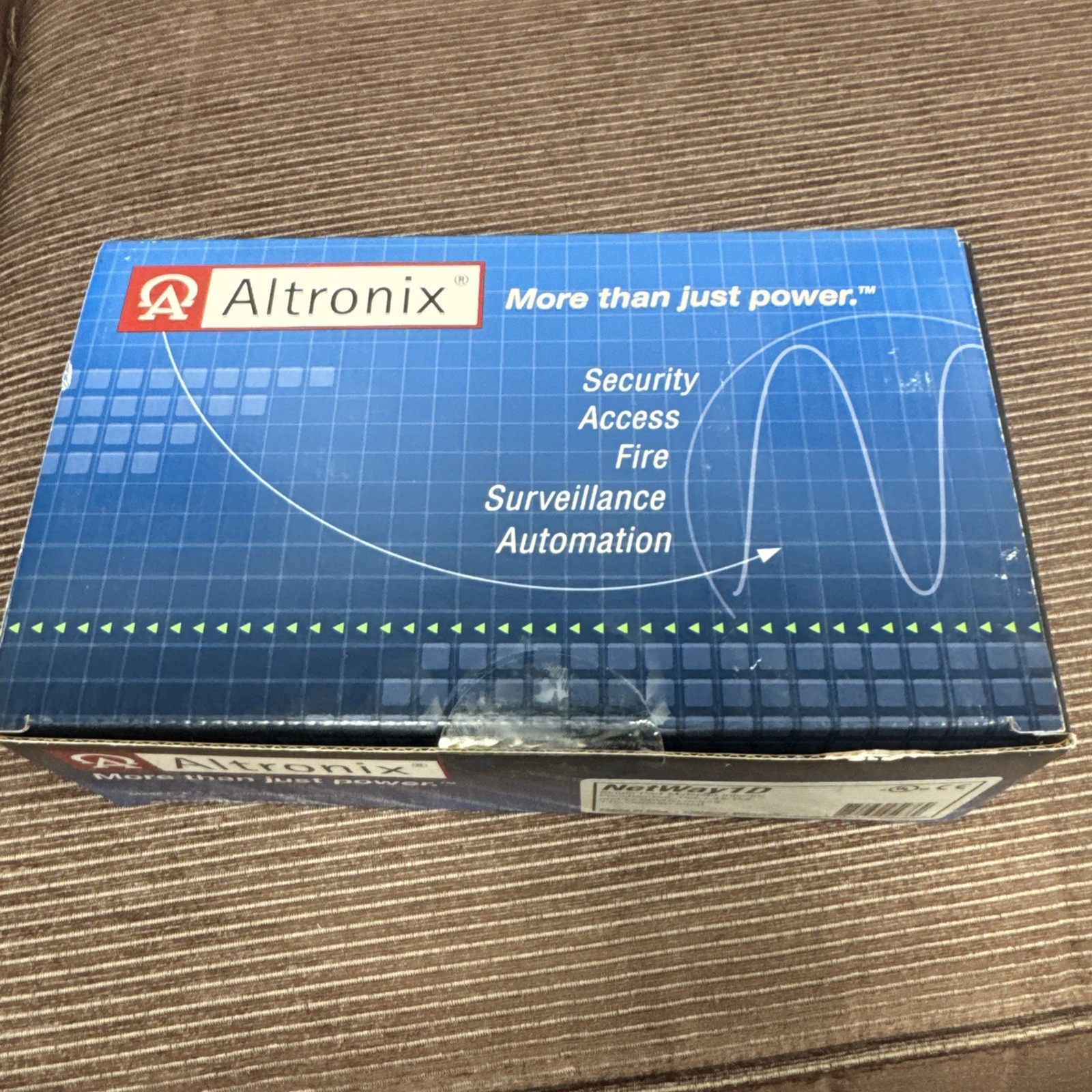 Altronix NetWay1D indoor single port midspan PoE+ injector or 56VDC  Output NEW