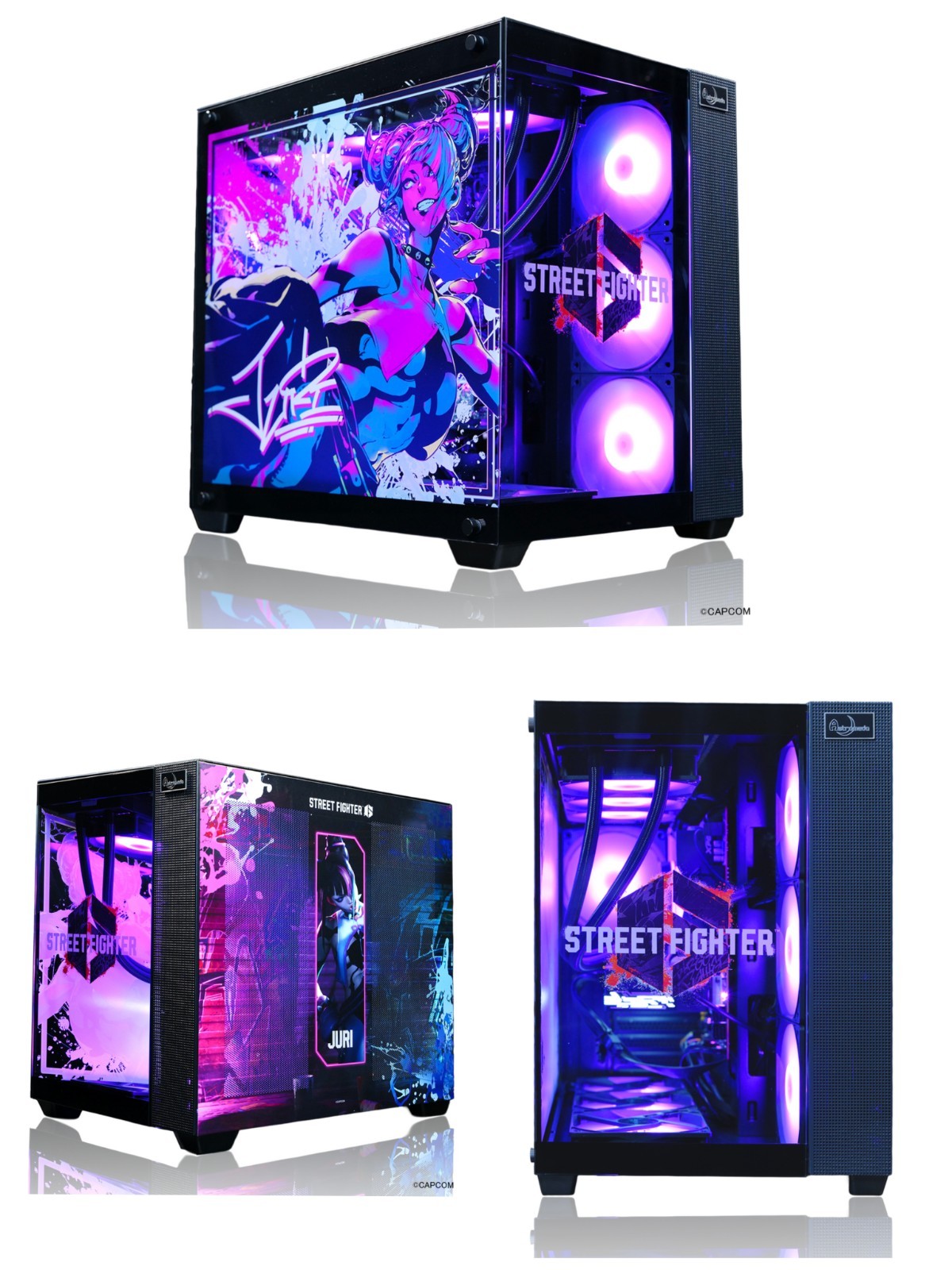 Street Fighter 6 x Astromeda Collaboration PC Case [Juri]