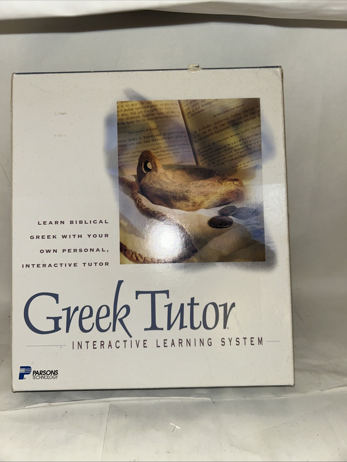 New Greek Tutor Interactive Learning System-CD-ROM-Flash Cards New Open Box