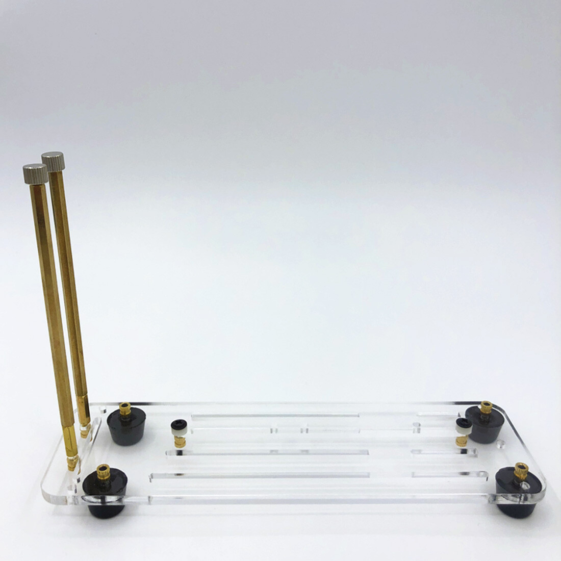 Graphics Card Vertical Kickstand Bracket Transparent Acrylic Base with Rubber