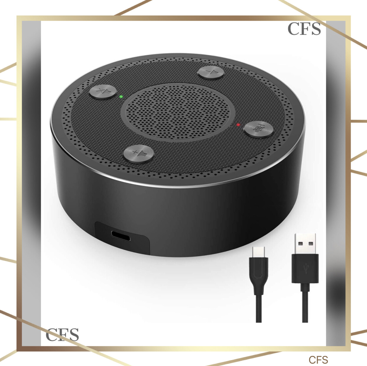 CMTECK ZM330 Speakerphone USB Microphone Speakers Omnidirectional Desktop Mic
