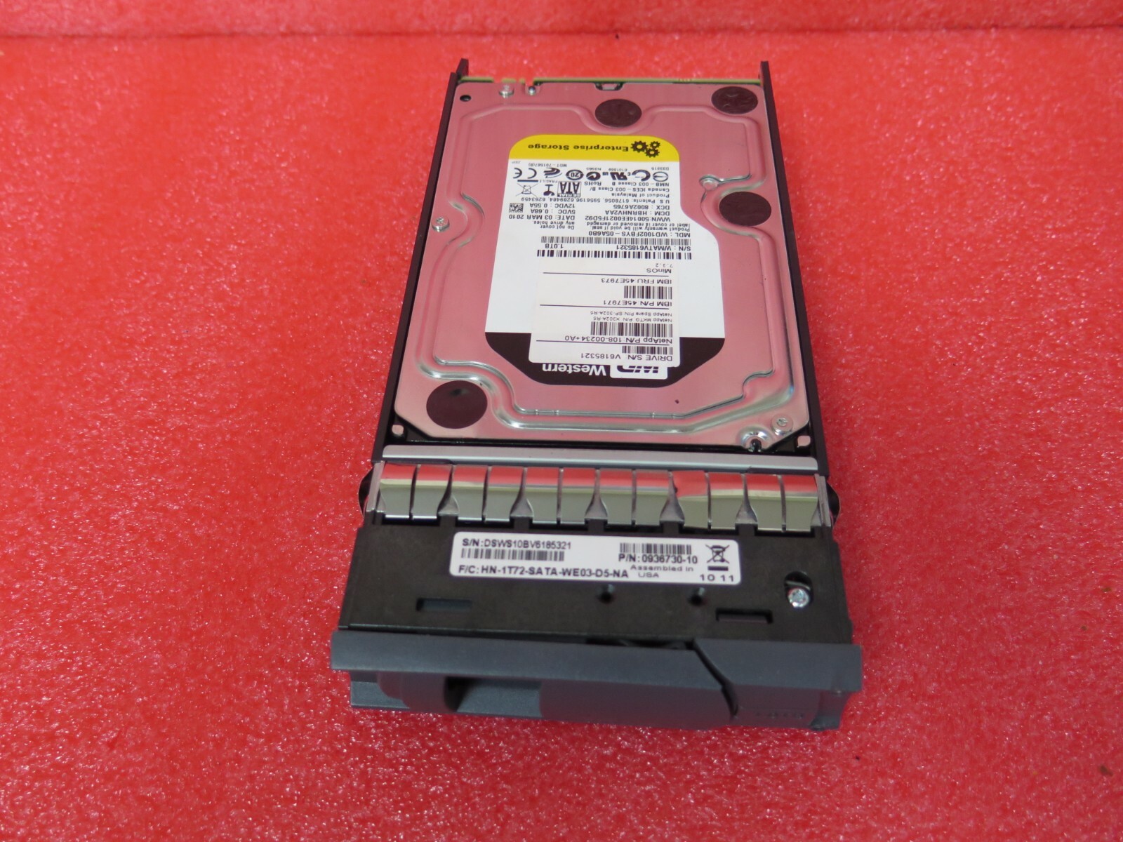 NetApp 108-00234+A1 Western Digital 1TB SATA/SAS HDD X302A-R5 IBM 45E7973