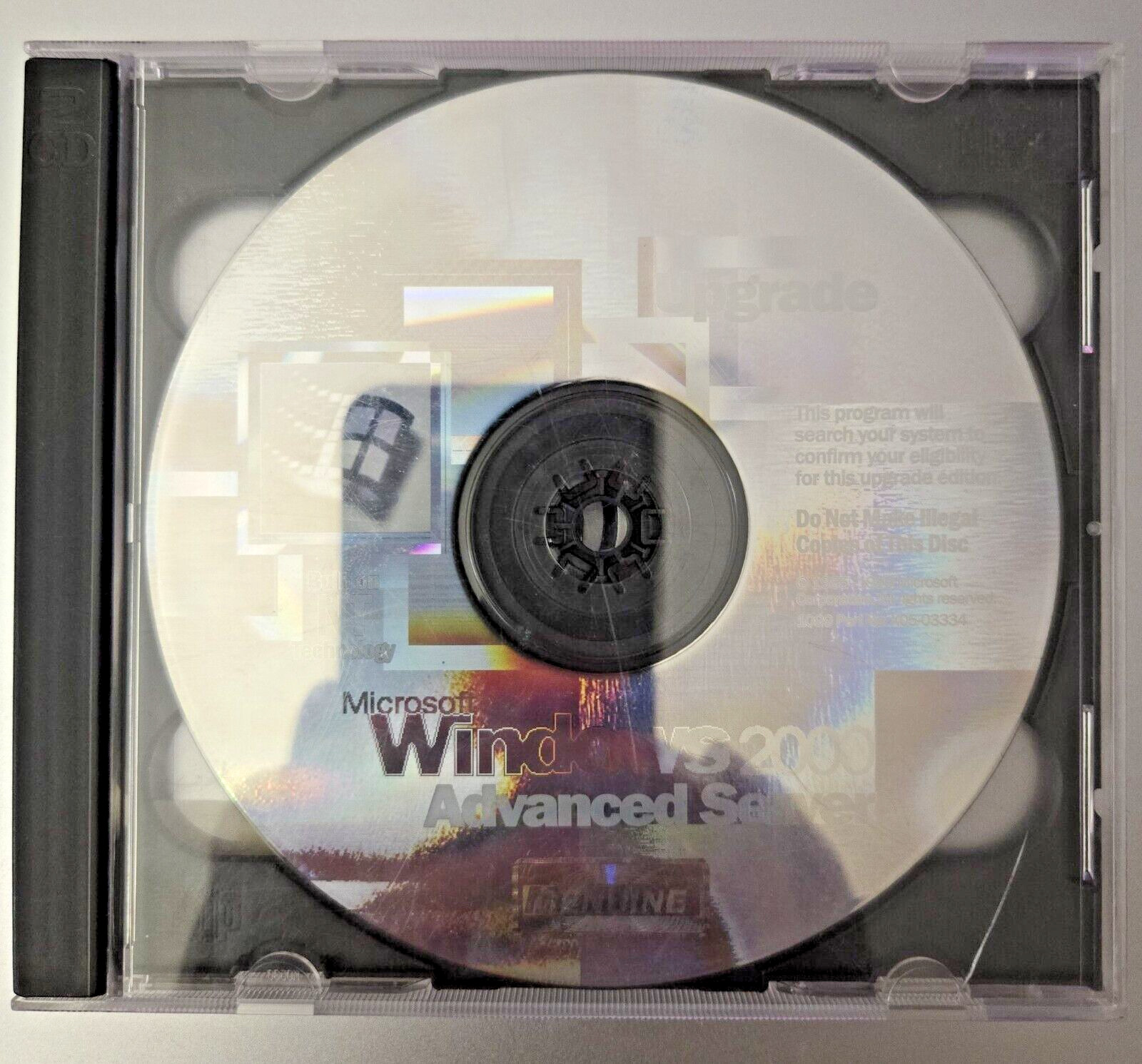 Genuine Microsoft Windows 2000 Advanced Server Upgrade