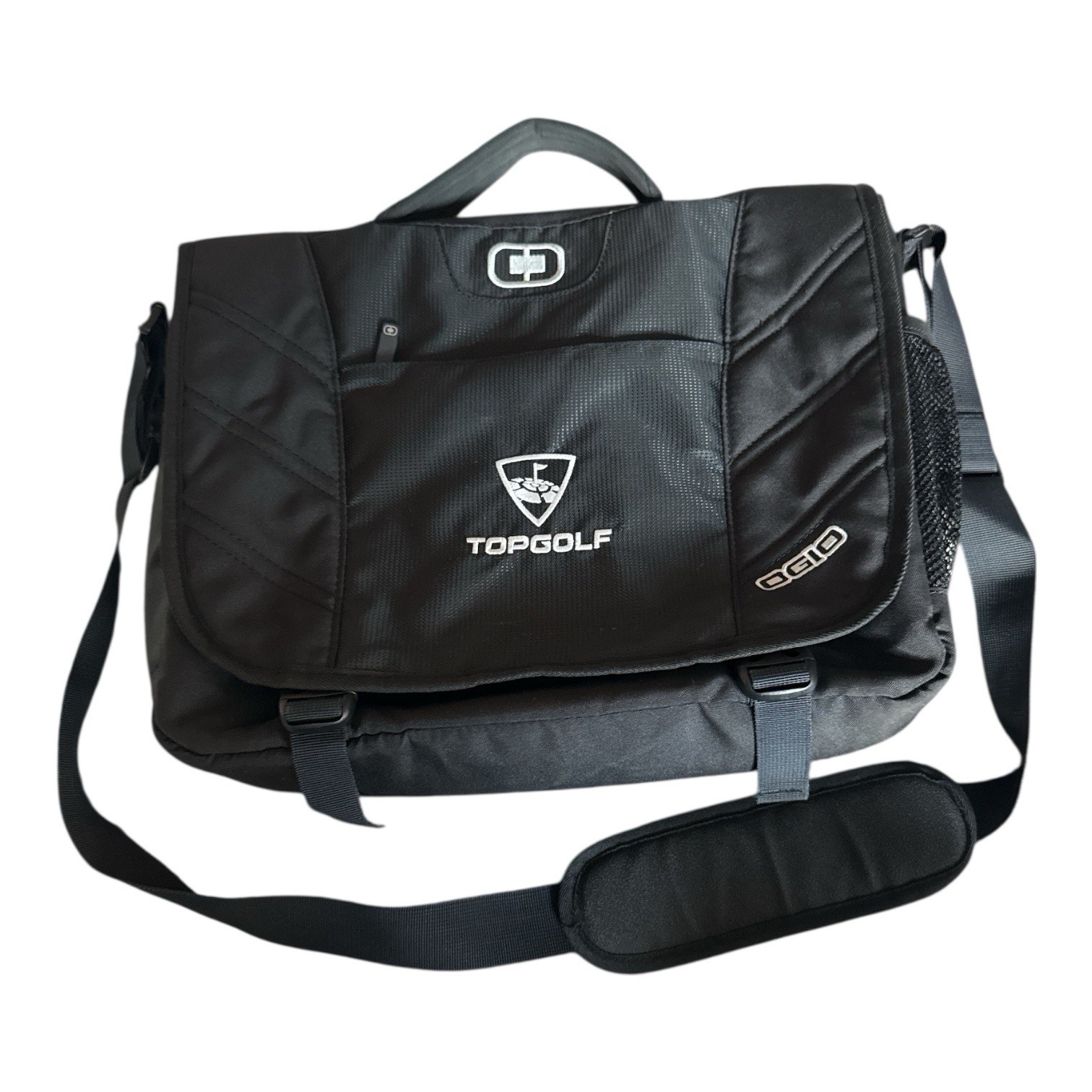 BNWOT OGIO 16" Laptop Messenger Bag Embroidered “Topgolf” Logo On Bag