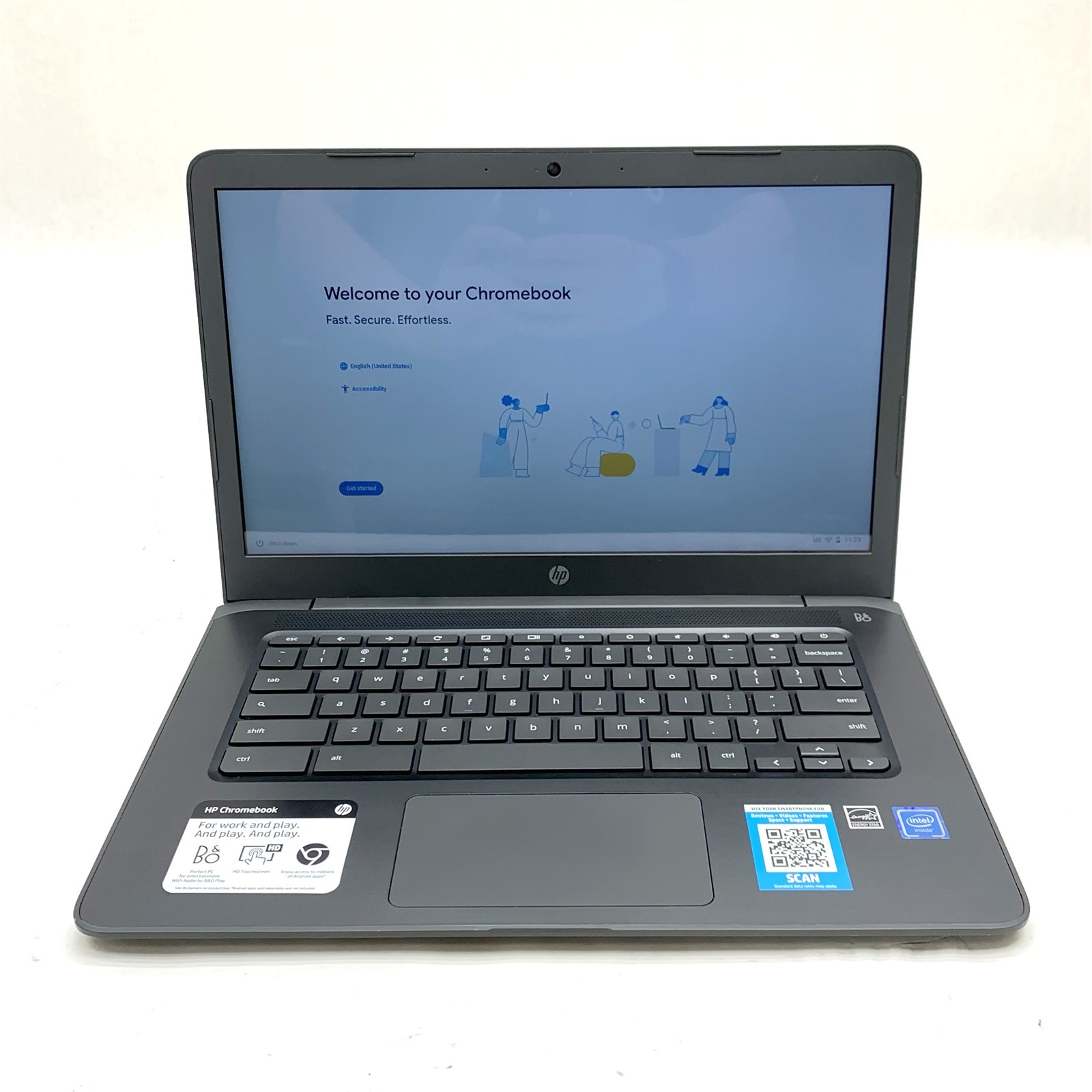 HP Chromebook 14-ca061dx 14" Touch Celeron N3450 1.10 GHz 4GB 32GB NVMe ChromeOS