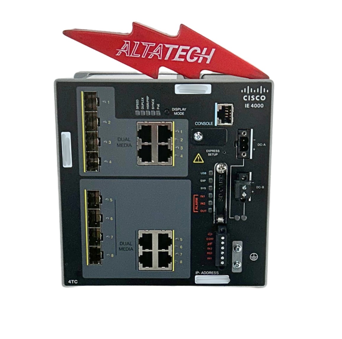 Cisco IE-4000-4TC4G-E Industrial Ethernet Switch 4000 Series 4 x Combo SFP + 4x