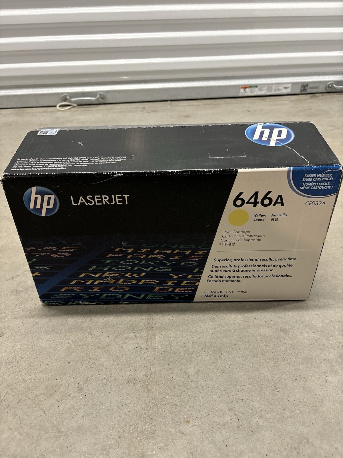 Genuine  HP 646A Yellow CF032A Print Toner Cartridge 