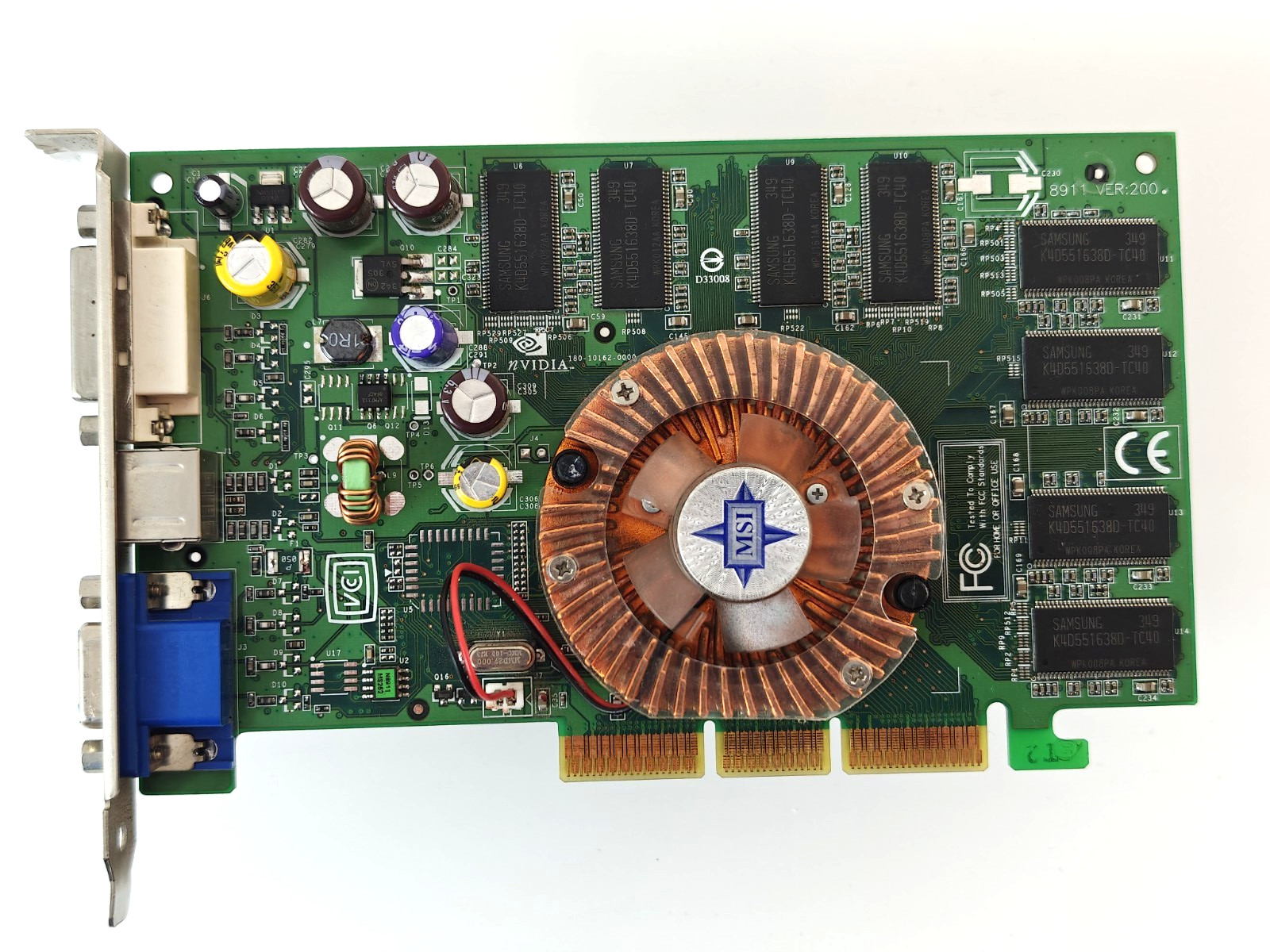 MSI nVIDIA GeForce FX5600XT-TD256 256 MB FX5600XT GDDR AGP 8x