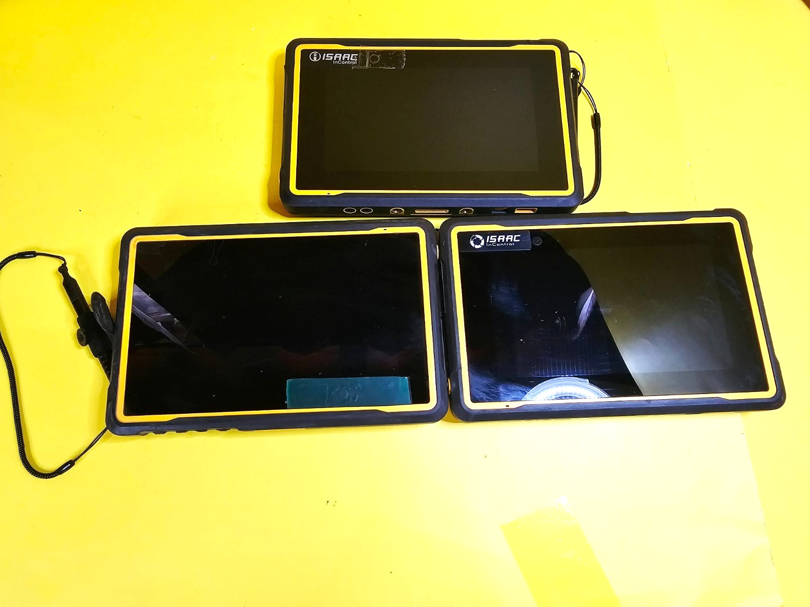 ⚡100% UNTESTED⚡LOT 3X GETAC ZX70 TABLETS 7" IPS FULLY RUGGED ANDROID OCTA-CORE⚡