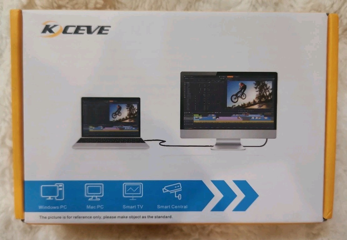 KCEVE DP HDMI USB 3.0 KVM Switch 2 Computer 2 Monitors, Dual Monitor