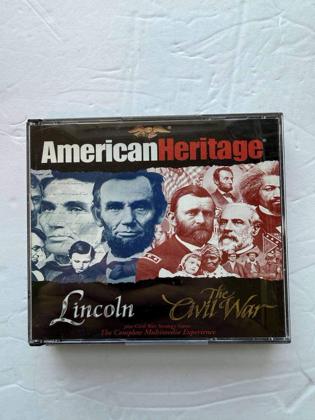 American Heritage Lincoln & The Civil War 3 CD-ROM Set 1997 PC Windows Vintage