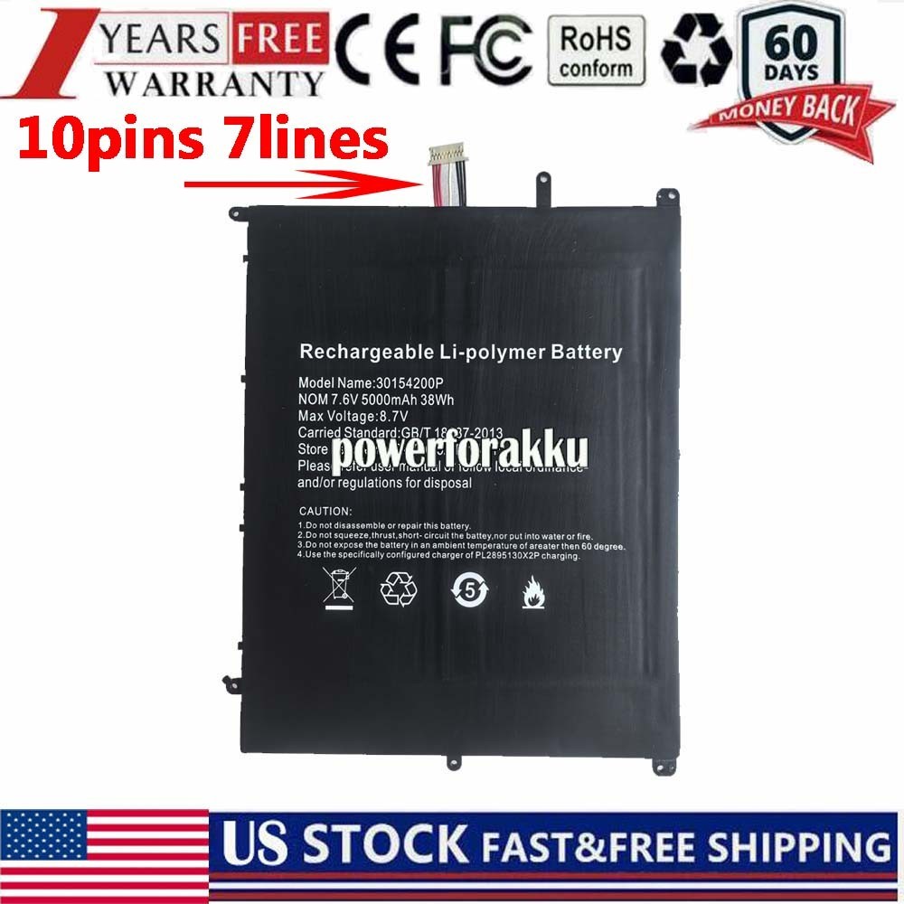 NV-3178185-2S  Battery For CHUWI LincPlus P1 31160201P 34160201P 4500mAh/34.2Wh