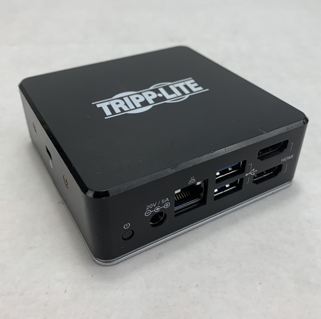 Tripp Lite U442-DOCK20-B USB-C Dual Monitor Docking Station with PD Charging