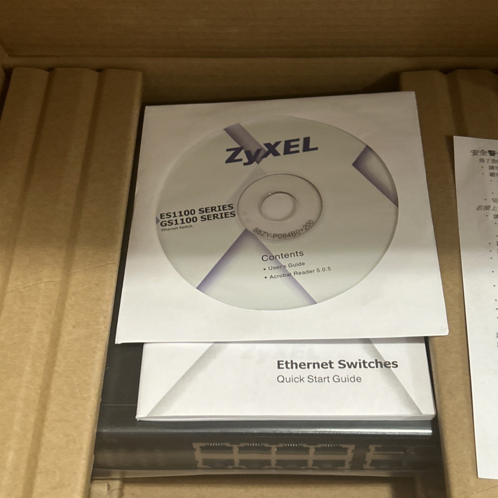 ZyXEL ES-1100 (ES1100-16P-US01F) 16-Port Ethernet Switch New In Box