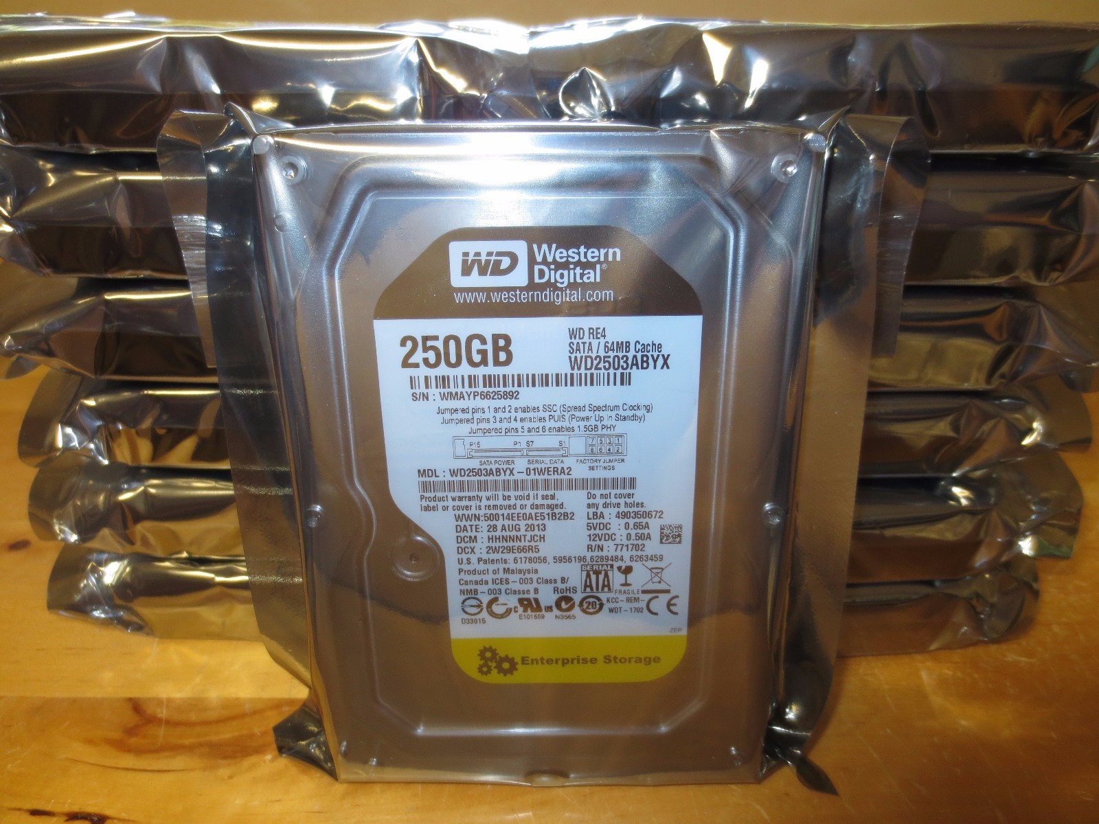 Western Digital WD2503ABYX-01WERA2 WD RE4 64MB 3.5" 250gb Sata hard drive