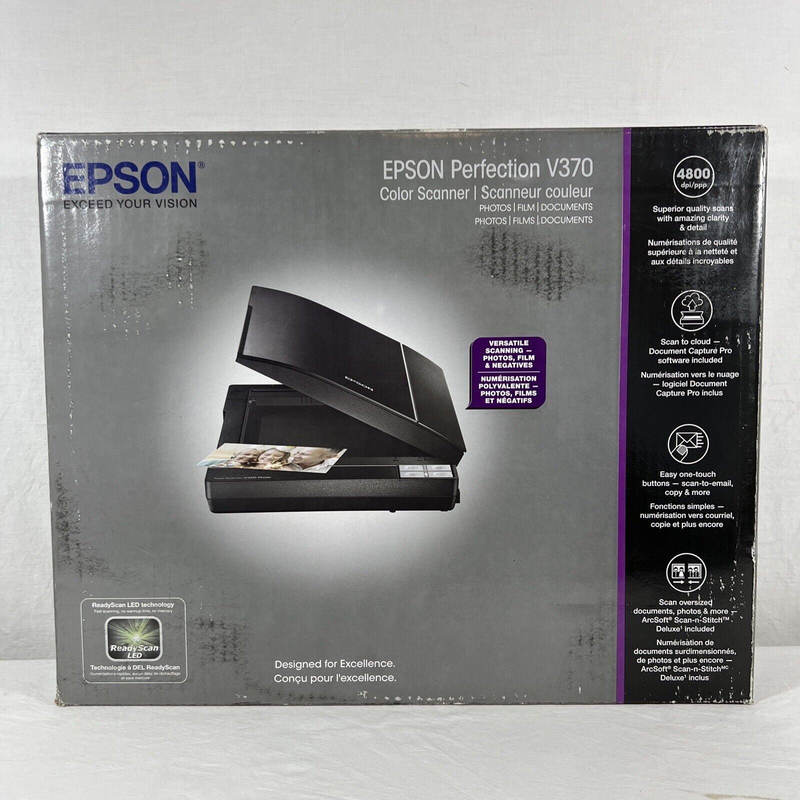 (NEW) 🔥 Epson Perfection V370 Photo, Slide & Film Scanner