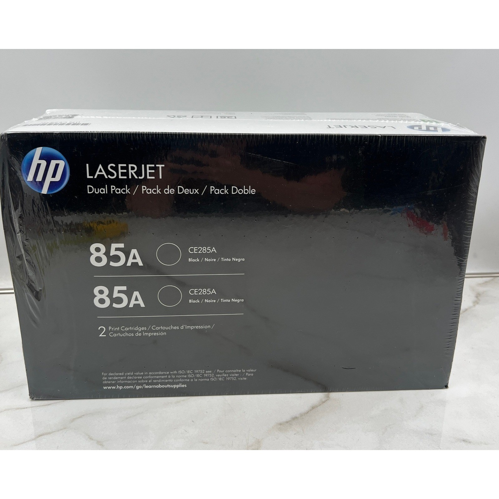 HP 85A (CE285D) Black Original LaserJet Toner Cartridges, 2 pack