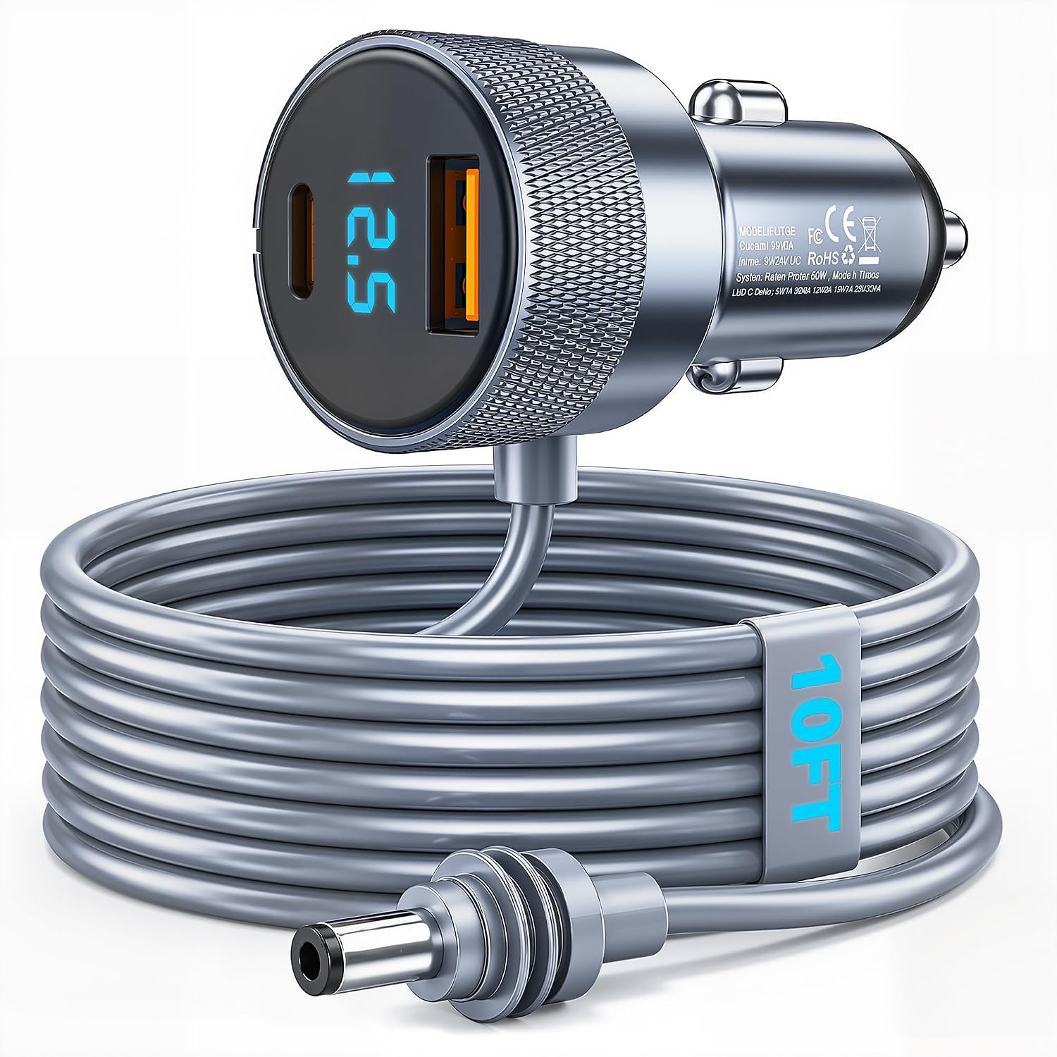 Starlink Mini Car Adapter 10Ft Starlink Cable With 18AWG Waterproof 3-in-1 Starl