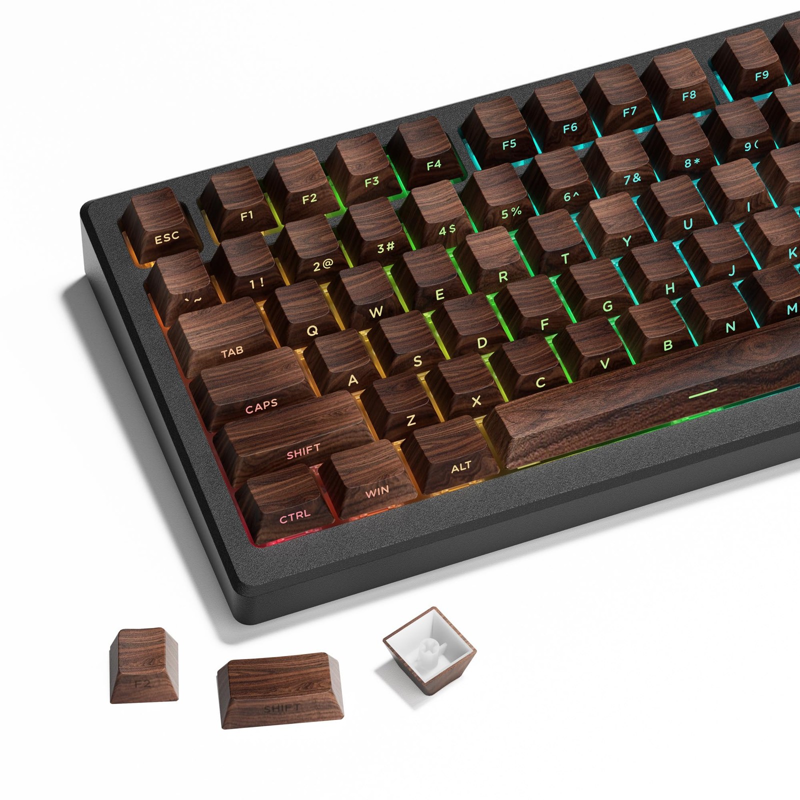 XVX PBT Keycaps  Side Print Shine Through Custom Keycaps 60 65 75 100 Percent...