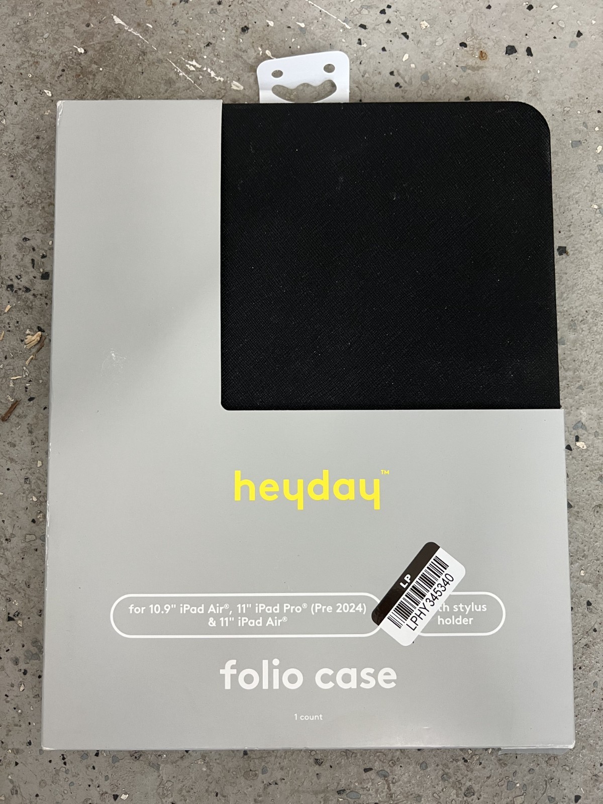 heyday Folio Case Apple iPad Air 10.9 inch and iPad Pro 11 inch Black LOW PRICE