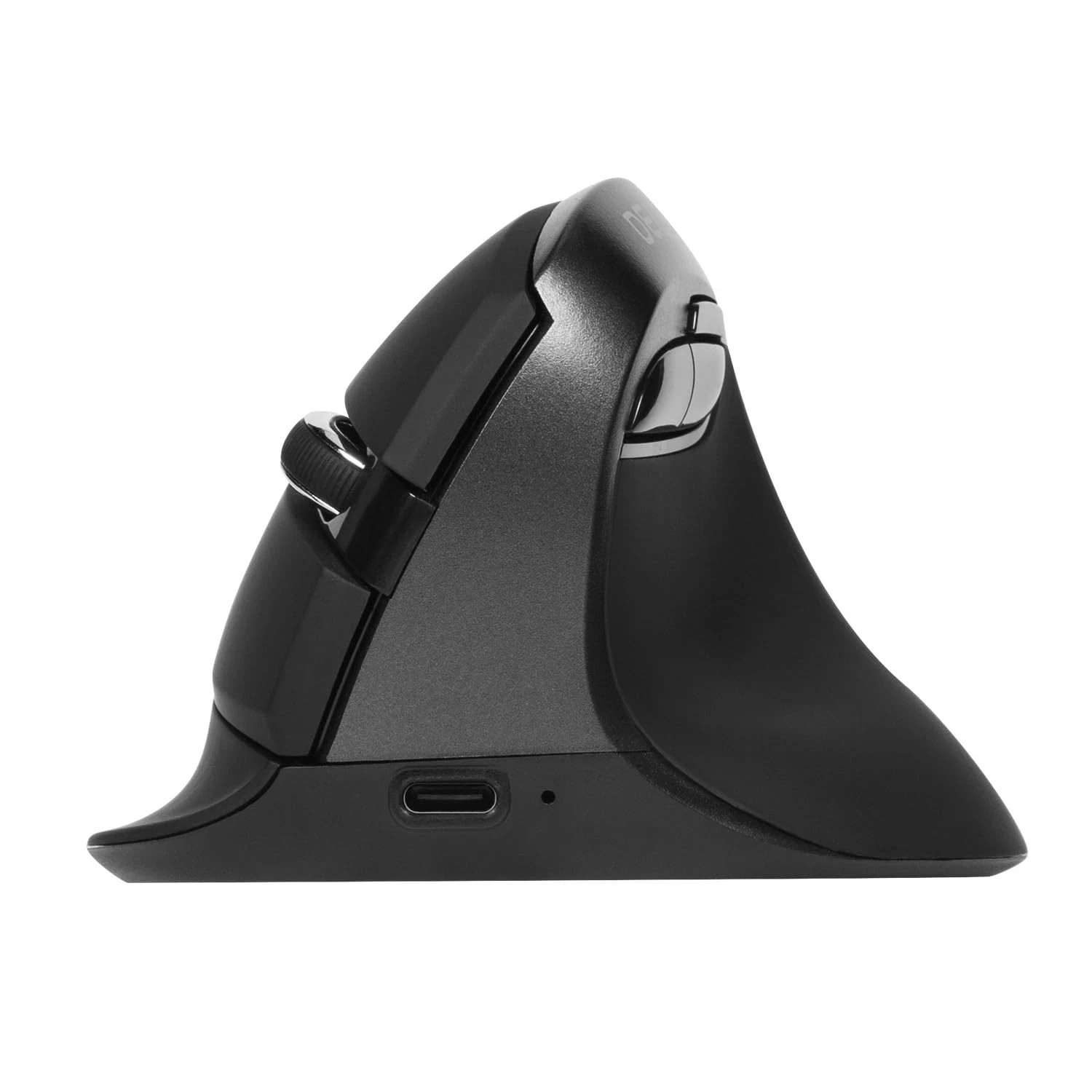 Iron Gray Wireless Vertical Mouse Silent Ergonomic with BT 5.2 USB Receiver