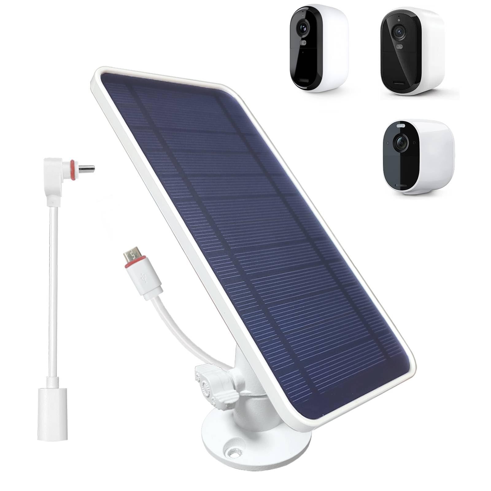 DIANMU Solar Panel for Arlo Essential Series and Pro 2K 6th Gen Cam, 1 Pack |...