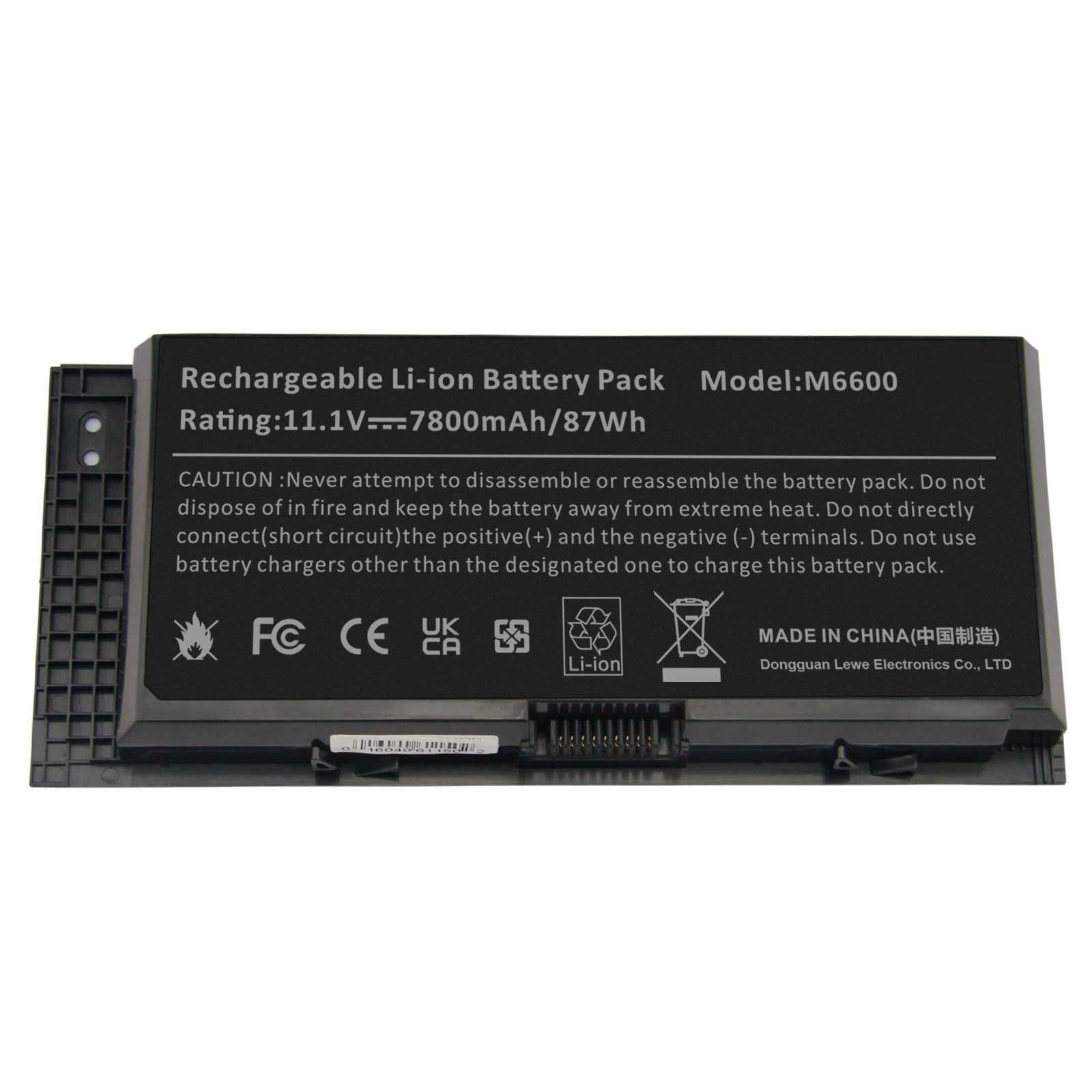 High-Capacity Laptop Battery for Precision M4600 M4700 M6600 M6700 Series FV993