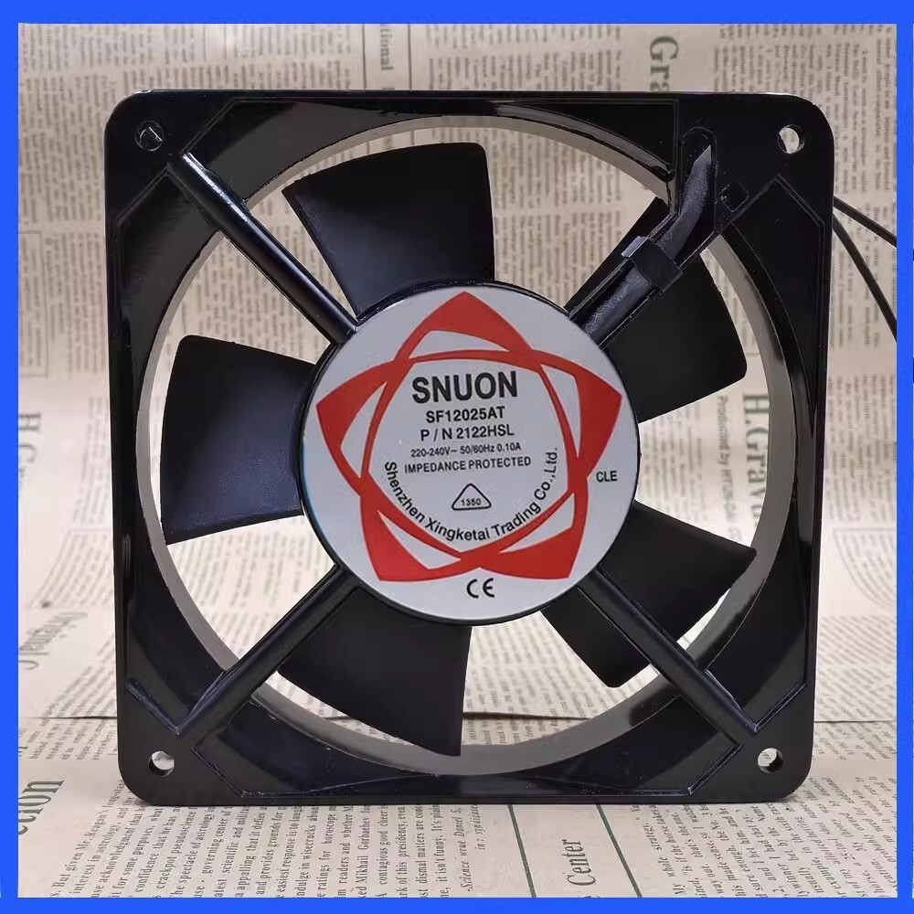 SUNON SF12025AT P/N 2122HSL 220V-240V 120*120*25MM Axial Cooling Fan