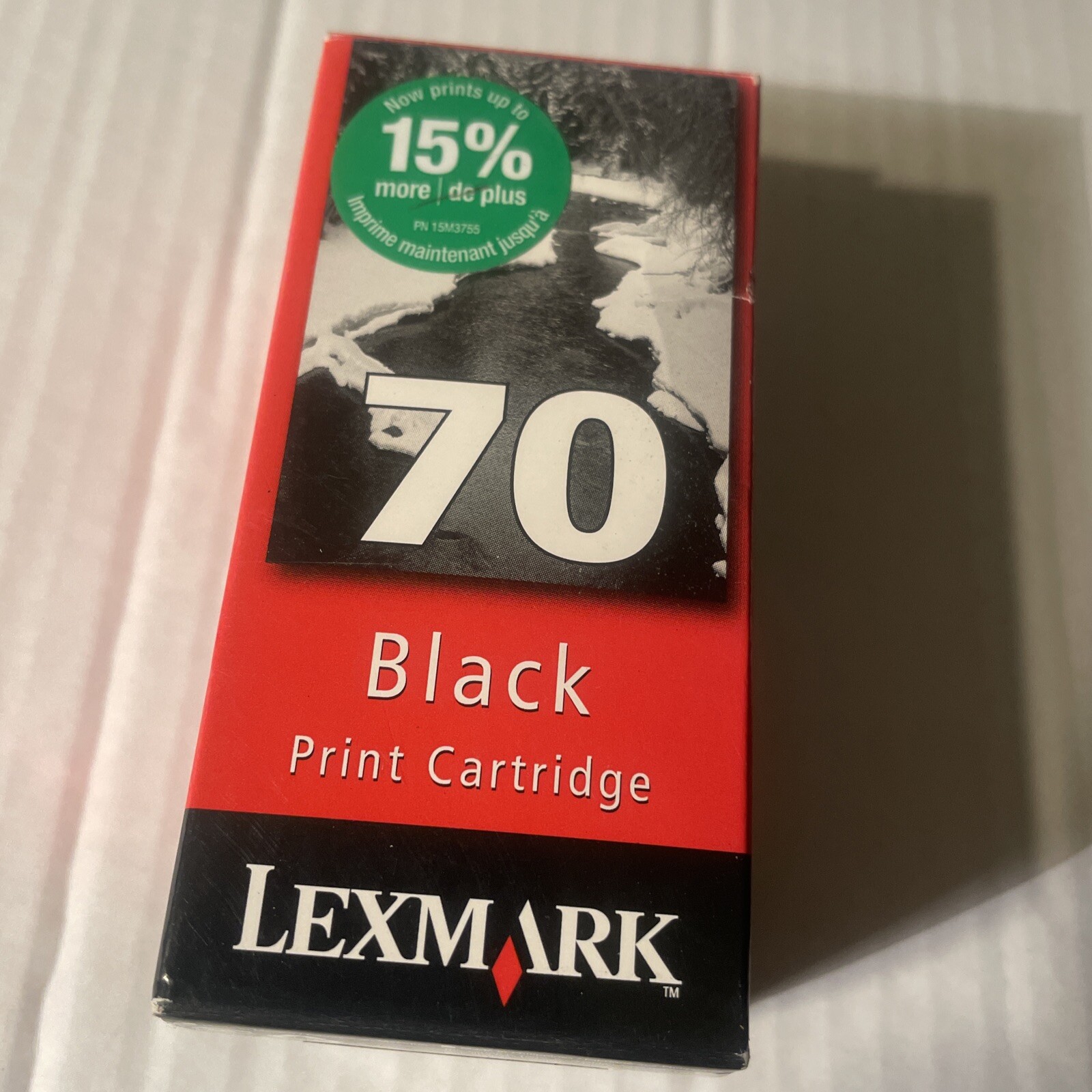 Lexmark 70 Black ink cartridge new in the original packaging. 