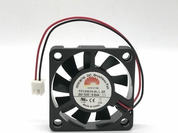 For DOCENG FD124010-SL1 ZP DC12V 0.09A 4010 4CM ultra-quiet cooling fan 2pin