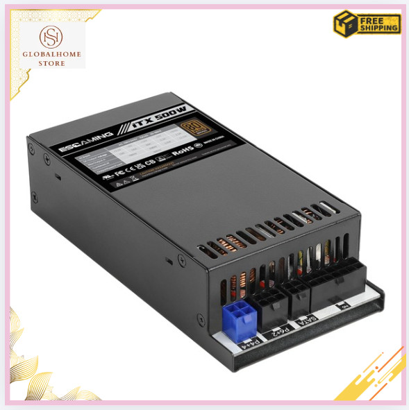500W 1U Flex ATX Mini ITX Modular PSU 80+ Bronze PFC 90-264V